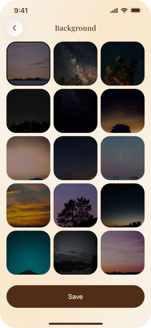 Background gallery for the Bible: Widgets, Verses & Chat Bible verse widget